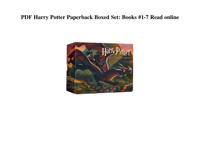 Download harry potter books online
